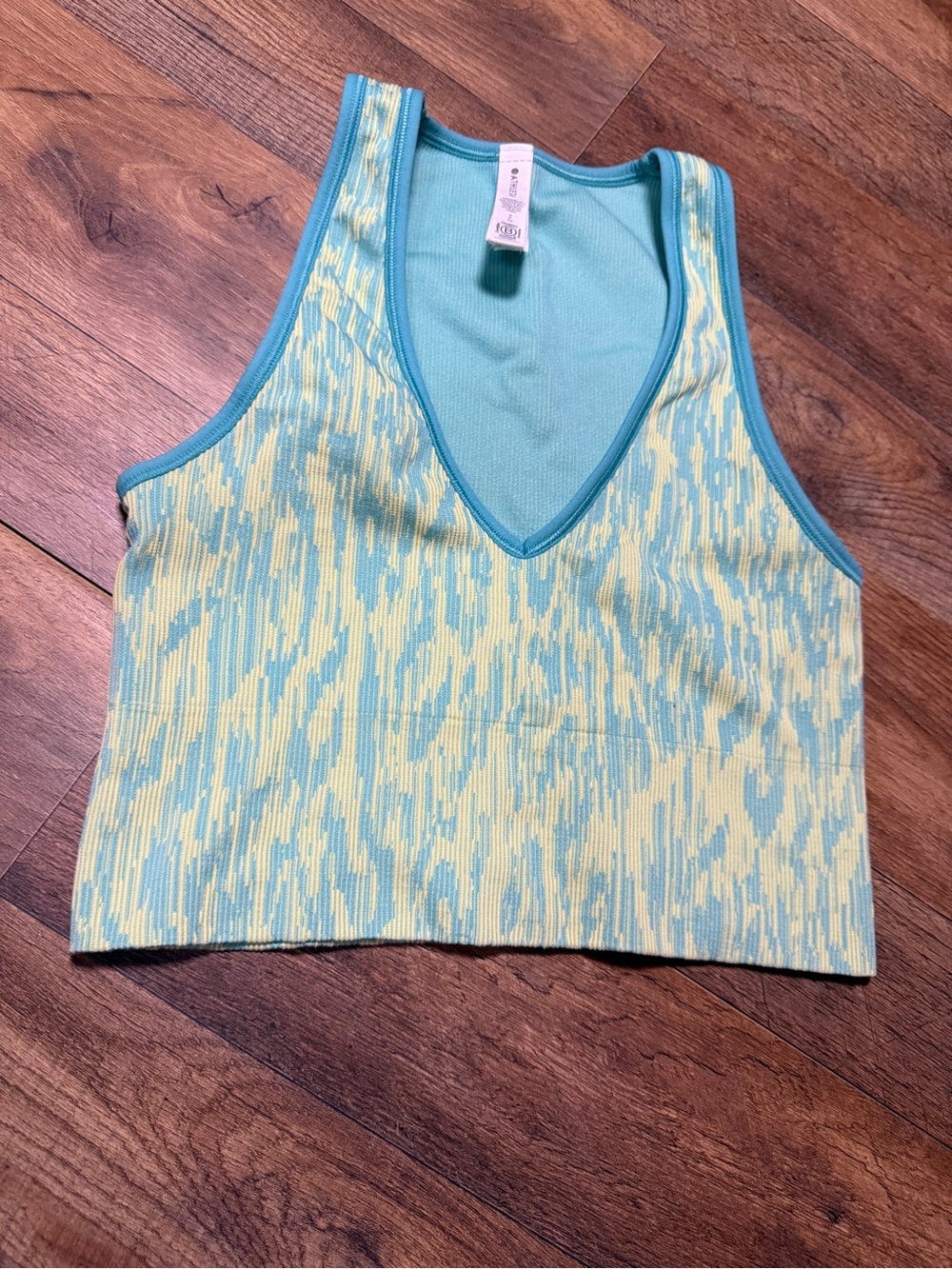Athleta Seamless Crop Tank Top Size Small